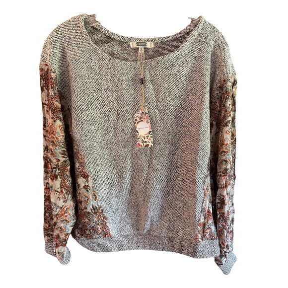 Gimmicks from The Buckle Gray Blue Blouse Women’s Medium - Picture 1 of 6